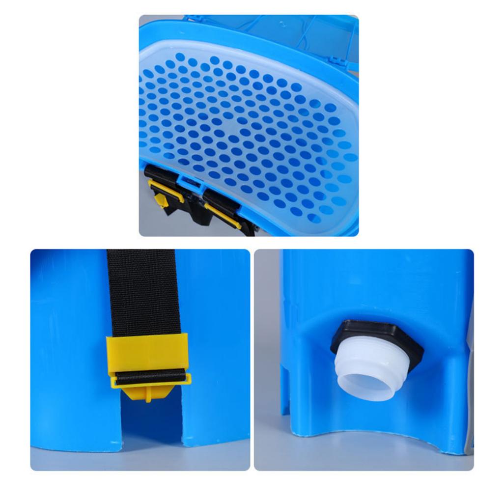 Îngrășător manual pentru împrăștiere, instrument de fertilizare, instrumente de fertilizare pentru porumb și legume, pulverizare cu îngrășăminte de 25L pentru legume și porumb