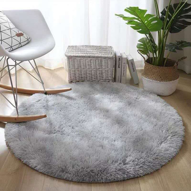 Tie-dye Living Room Carpet Round Wear-resistant Coffee Table Mat Sofa Blanket Bedroom Bedside Blanket