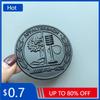2025 Hot 45mm 56mm 65mm Round Metal Logo Apple Tree AMG Car Emblem Hood Rear Side C Pillar Badge for Mercedes Benz Matte Black S
