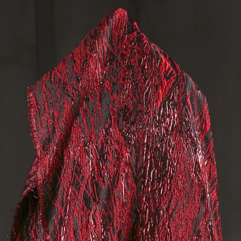 Schwerer Jacquardstoff mit Struktur 3D-geprägt für DIY-Nähen Chinesischer Mantel Jacke Mode Bastelbedarf Bekleidungsdesigner Material