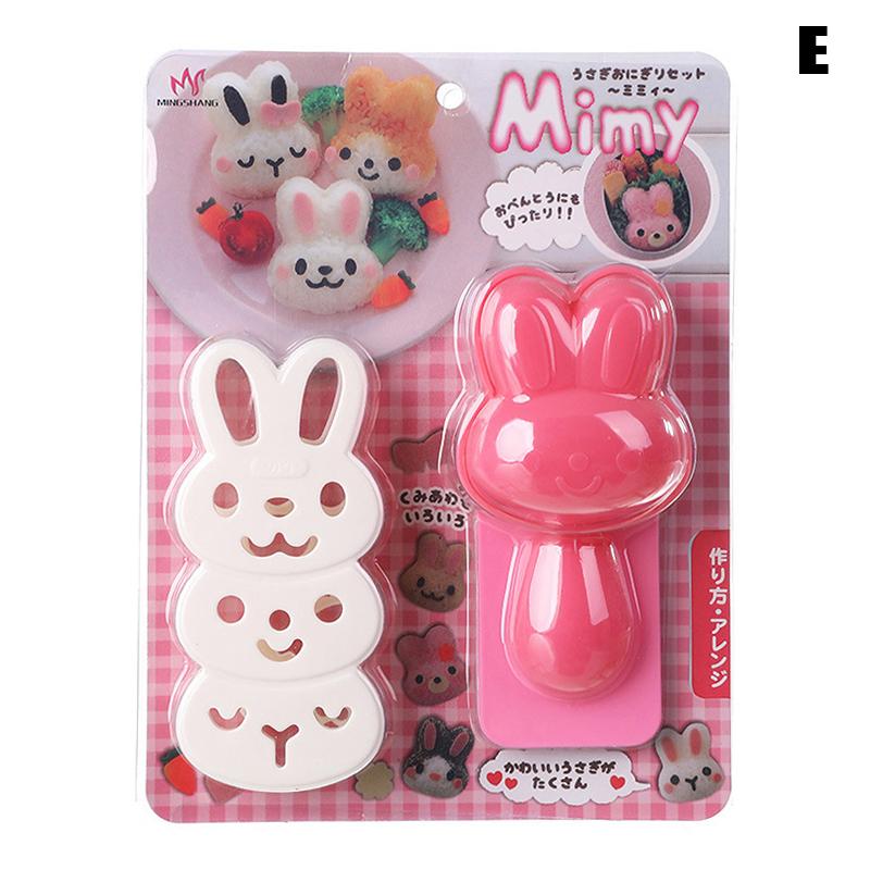 

Cute Cat Rice Ball Mold Cartoon Cat Pattern Bento Rice Decor Kids Diy Sandwich E