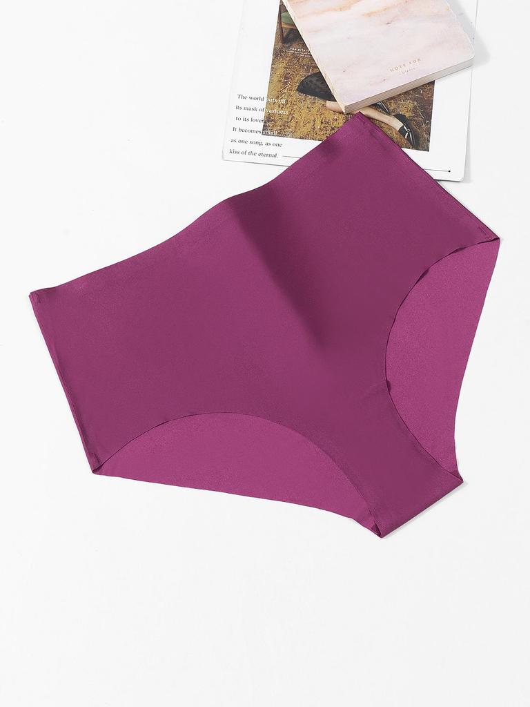 Women's High-Waist V-Shaped Seamless Ice Silk Hip-Lifting Triangle Panties