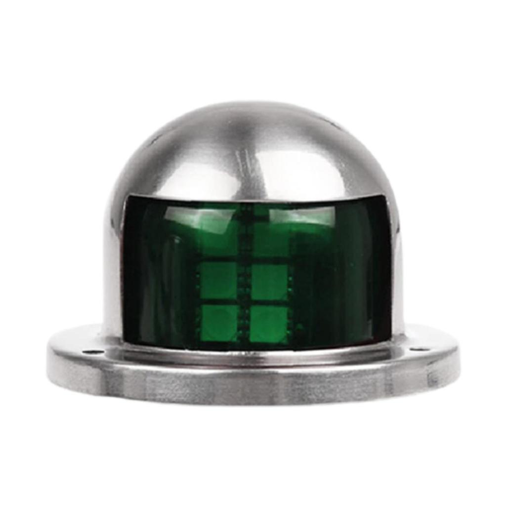 Boat Navigation Light Lamp Electric Equipment Round Housing Warning Light for Boating Dinghy Pontoon Sailboats Speedboat