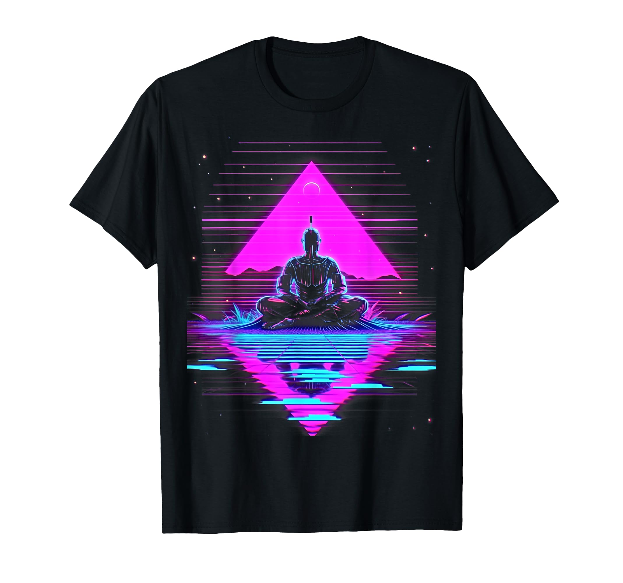 

Synthwave | Buddha Alien | Cyberpunk Retro 80s Sci-Fi #8 T-Shirt