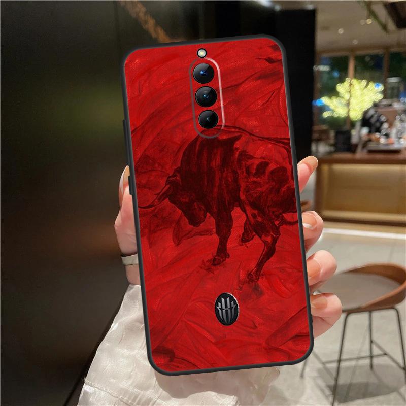 Bullfight Bull Fighter Case For ZTE Nubia Red Magic 11 10 9 8 8S 9S 10S Pro Plus 6 7 6S 7S For RedMagic 10 Air Cover
