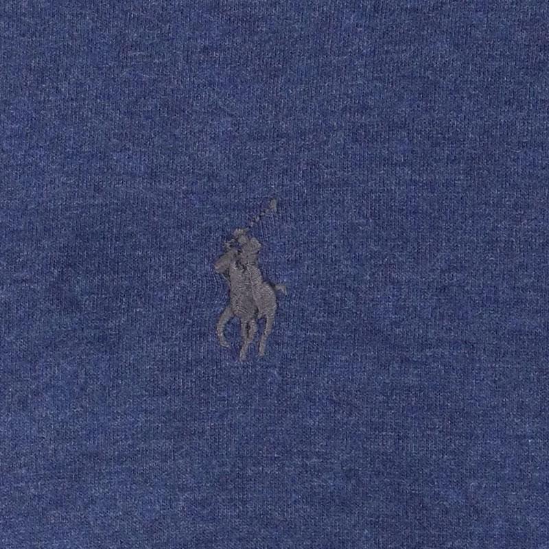 Polo Ralph Lauren Solid Logo Embroidered Hooded Long Sleeve Sweatshirt Men Sweatshirt Navy-Blue 710877009-001