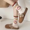 Cute Bear Socks Medium Tube Socks Idea Yarn Bear Cute Cartoon Socks Trendy Outer Socks