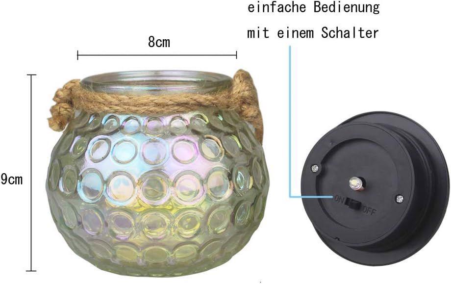 Lampa Ogrodowa Solarna Led Kula Wisząca Wbijana Lampki Zewnętrzne 2Szt