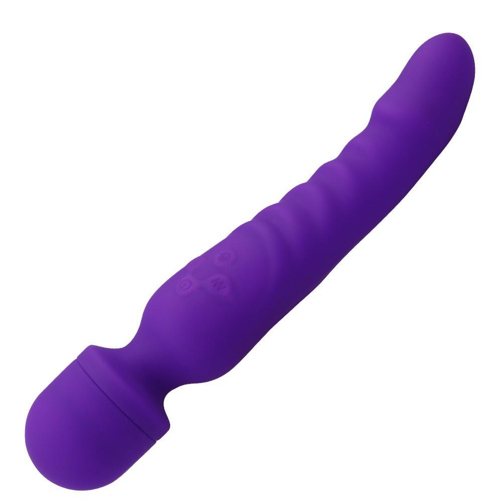 Multi Frequency Vibrator for Women, Fully Charged with Adhesive, Double Shock Heating, Adult Fun AV Masturbation Vibrator for Women