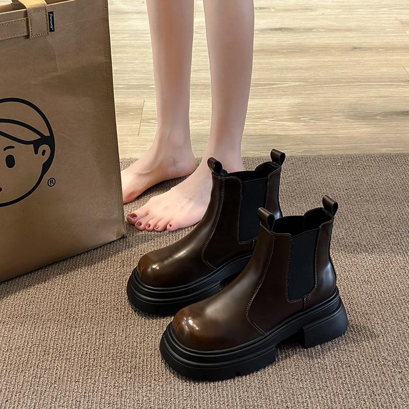 

Женские легкие уличные ботинки в британском стиле для пеших походов, альпинизма, нескользящие, спортивные, повседневные, не утомляющие ноги, ботинки Мартин 40 коричневый