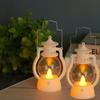 2pcs Hanging Candle Lantern, Retro Oil Lamp Battery Operated Lantern Light for Halloween Christmas Decor