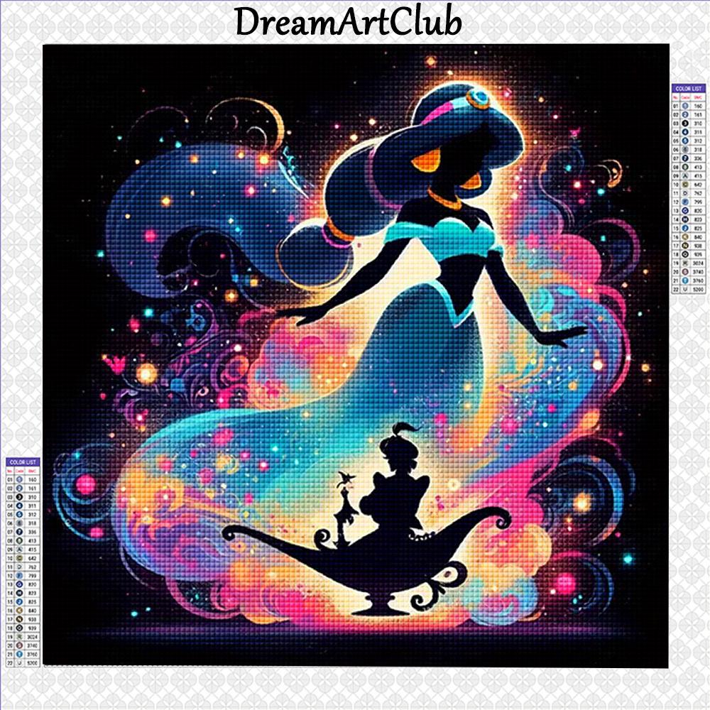 Disney Diamond Painting Princess Silhouette Diamond Embroidery Cartoon Mosaic Art Picture Cross Stitch Kits Home Decor