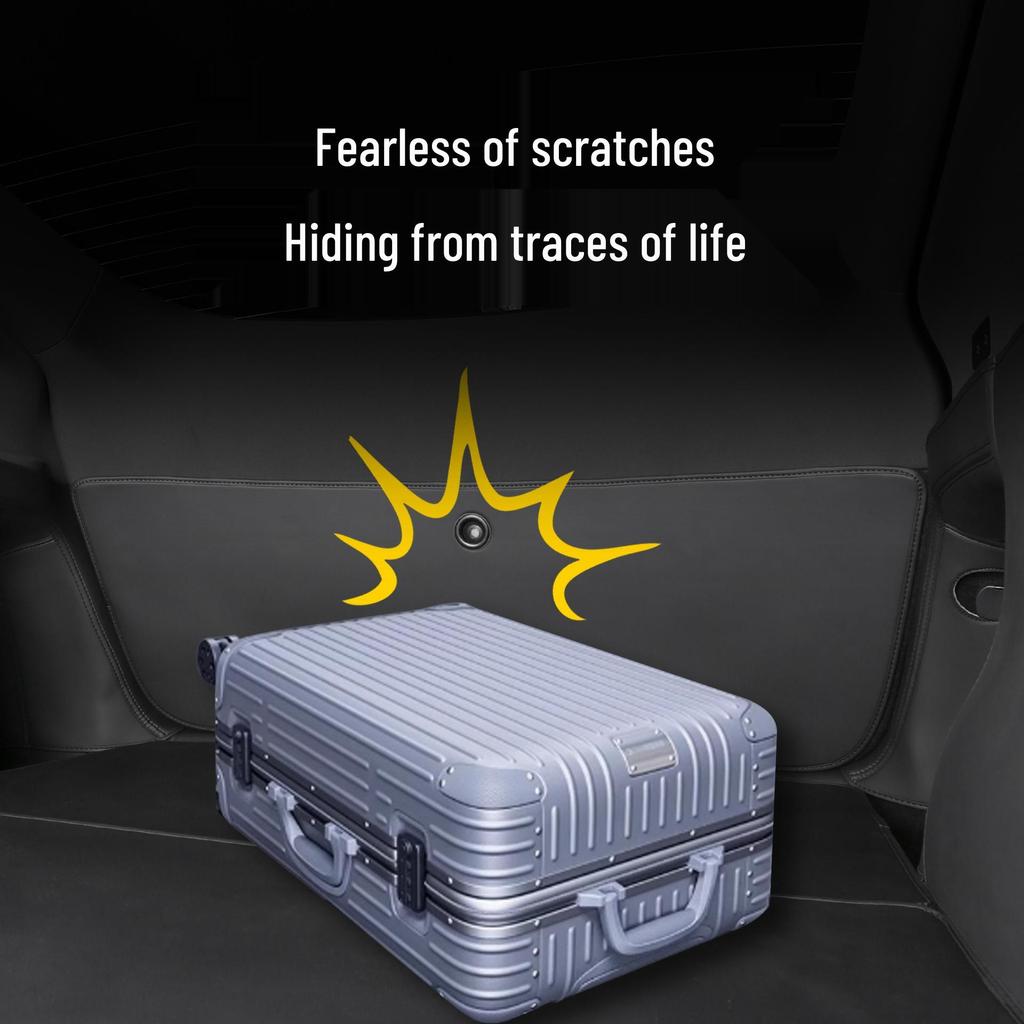Tesla Model Y Refresh Trunk Tailgate Mat - Leather Sticker for Tailgate Protection and Interior Enhancement