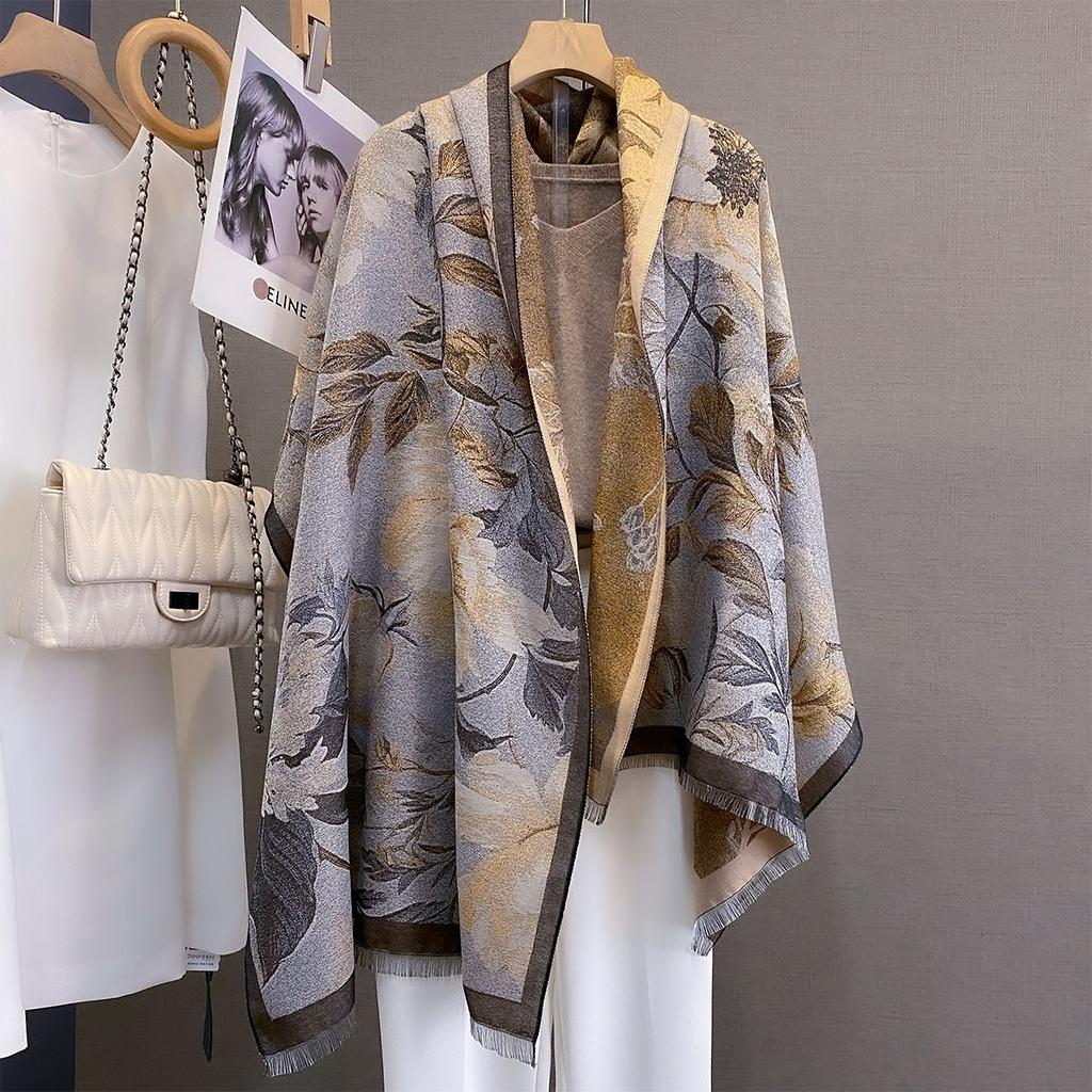 Women Cashmere Tessel Scarf New Large Shawl Wrap Autumn Winter Thick Warm Blanket Luxury Quality Bufanda Poncho Echarpe Pashmina