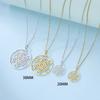 Skyrim Engel Siegel Erzengel Metatron Würfel Halskette Edelstahl Damen Herren Heilige Geometrie Amulett Religiöser Spiritueller Schmuck