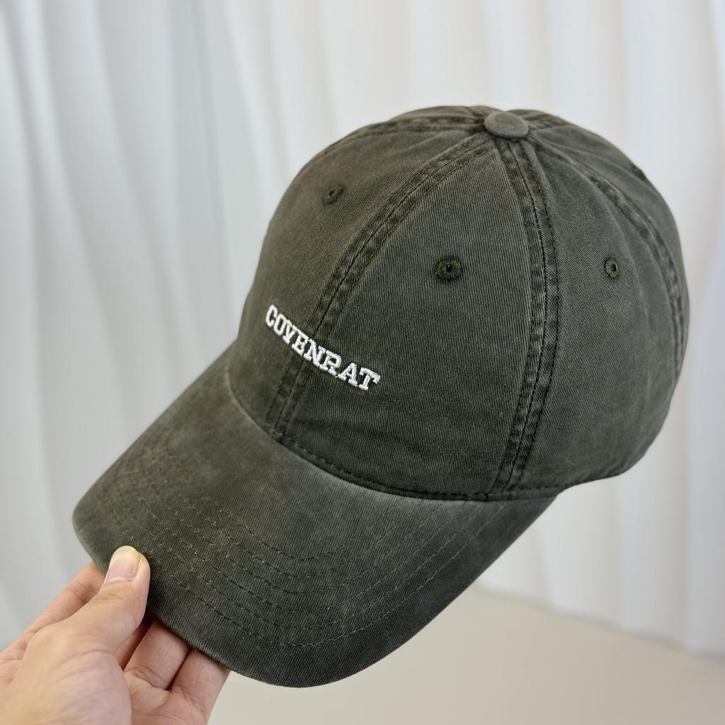 Fashion Hat big head circumference new four-season women's baseball cap enlarged white American style old versatile soft top embroidery casual