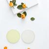 Luminous Silicone Coasters Round Coaster for Heat Insulation 6Pcs