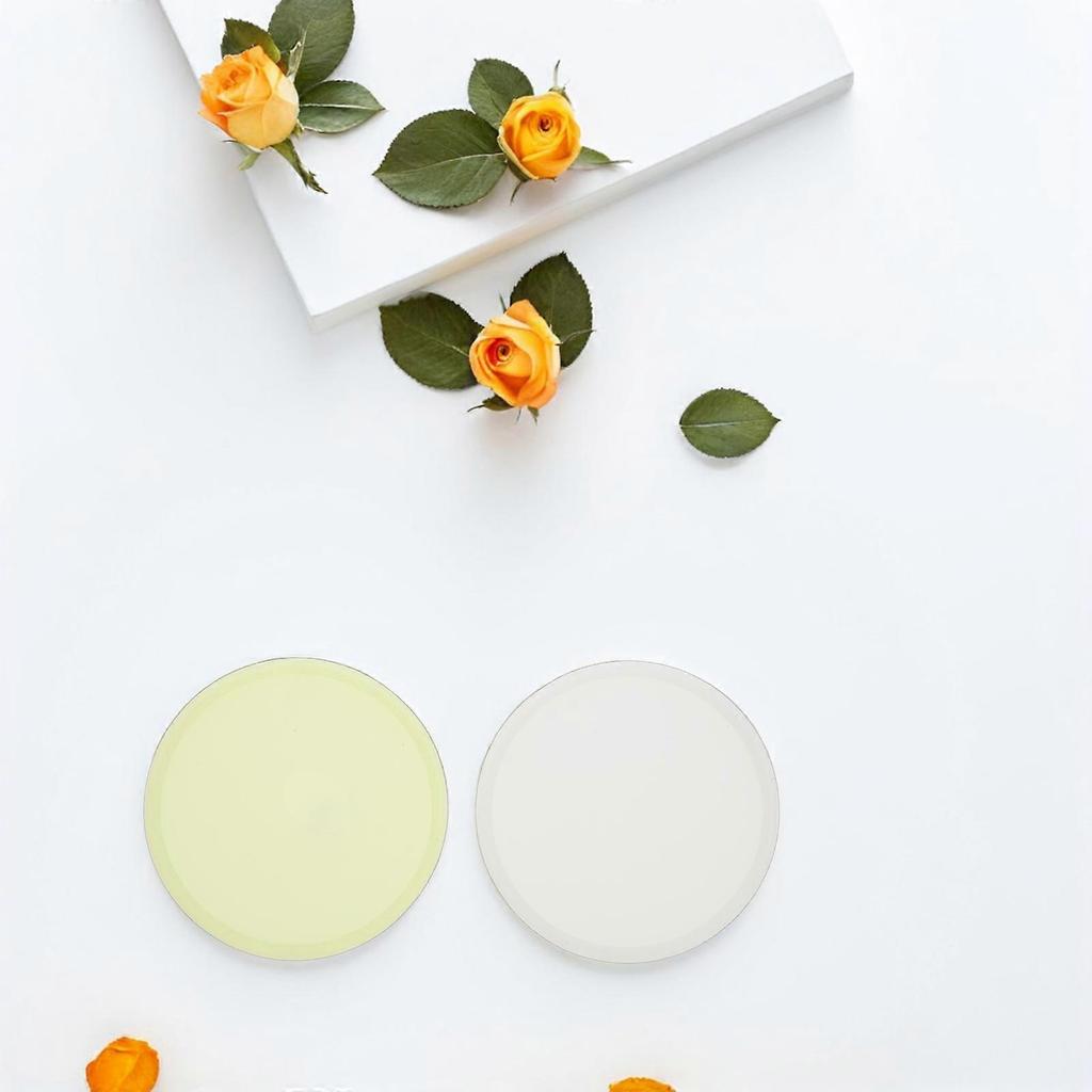 Luminous Silicone Coasters Round Coaster for Heat Insulation 6Pcs