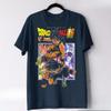Japanese Animation Dragon Ball Men's Cotton T-shirt Summer New Retro Fashion Men's and Women's Streetwear