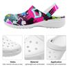 Printed EVA Garden Shoes for Women Men Lightweight Breathable Slip On Clogs Beach Pool Home Bathroom Sandals Soft Summer Wear