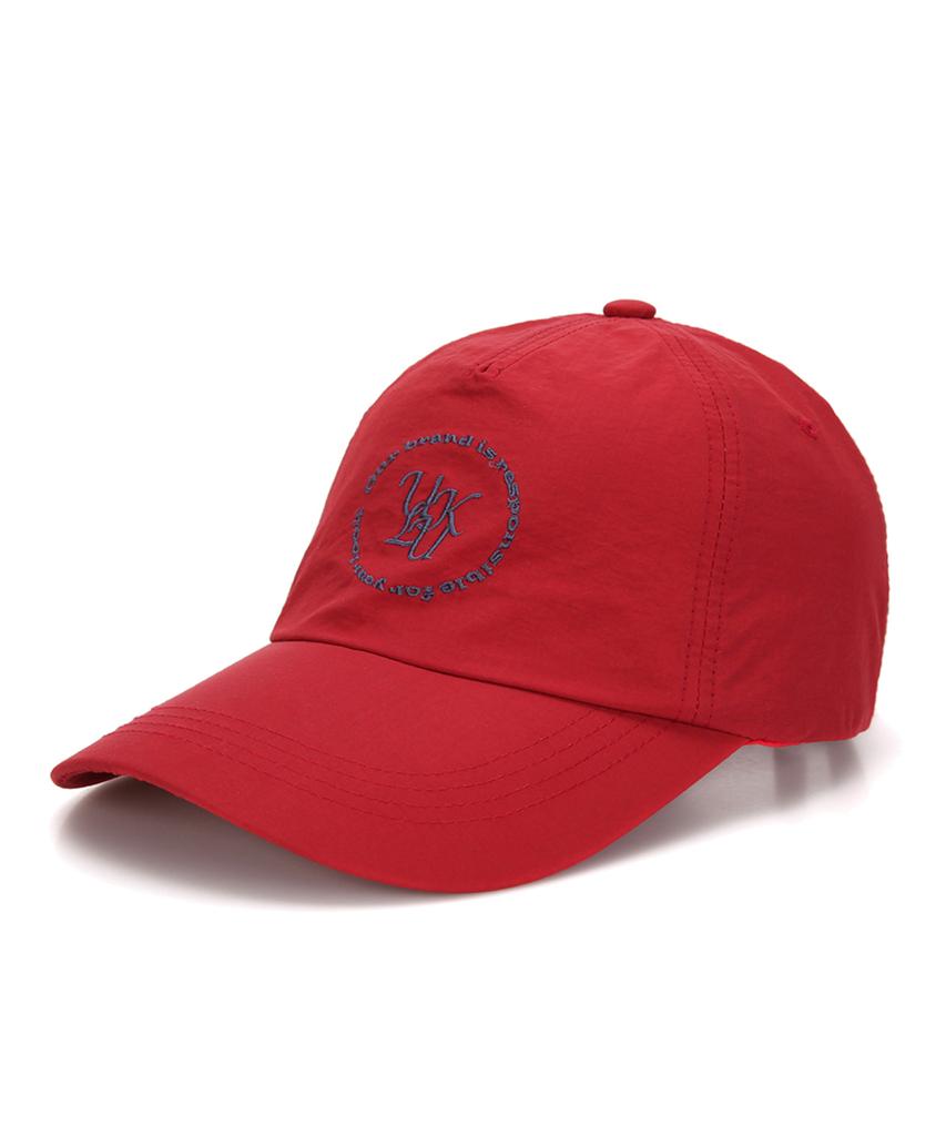 ULUK Lucida C Embroidered Nylon Ball Cap_Red