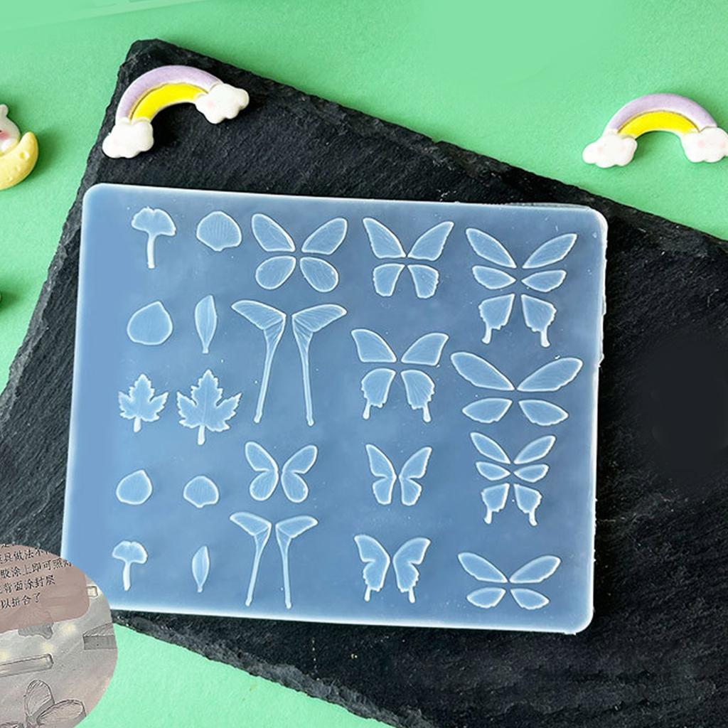 3D Butterfly Nail Art Silicone Mold For DIY Jewelry Making Reusable Embossed Stamp Tool Accessories