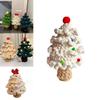 Complete Diy Knitting Material Set For Christmas Tree And Santa Claus Ideal For Festive Celebrations