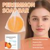 Persimmon Soap Bar 100g Natural Plant Extract Deep Cleansing Gentle Exfoliating Long-Lasting Fragrance for Men & Women