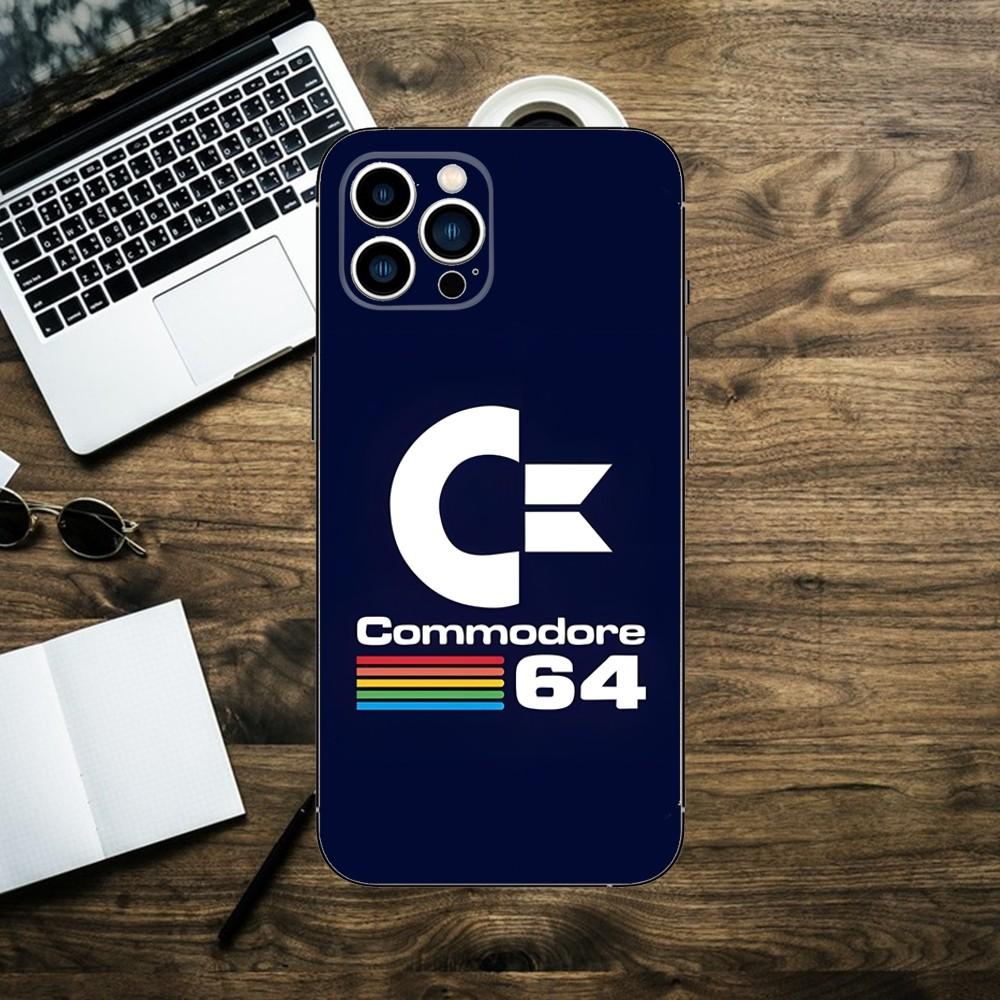 Commodore 64 Phone Case For iPhone 15,14,13,12,11,XS,XR,X,8,7,Pro,Max,Plus,mini Silicone Black Cover
