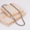 Men's Personalized Trendy Stainless Steel Cross Keel Chain Necklace