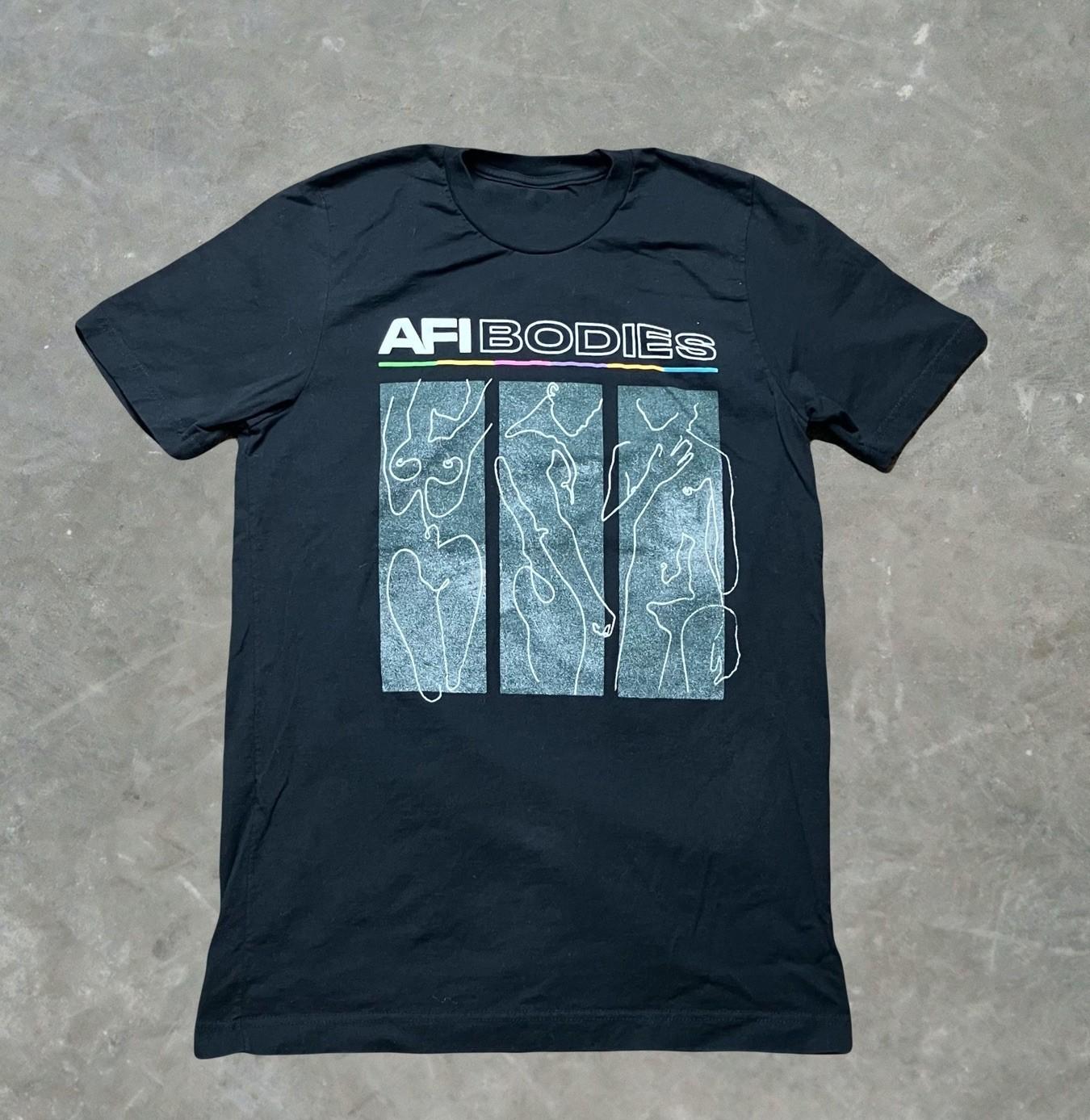 AFI Bodies Tour Goth Alternative Rock Emo Band T Shirt SA496 S