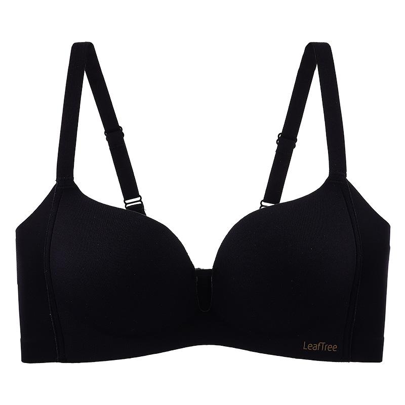 Latex Underwear for Women Gathered Flat Chest Sexy and Seamless Bra Thickened Anti Sagging Gathered Accessory Breasts No Steel Ring Bra