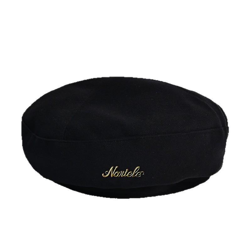 Autumn and Winter British Style Retro Hat for Women Korean Version Beret New Style Temperament Versatile Painter Hat Showing Face Small Pumpkin Hat