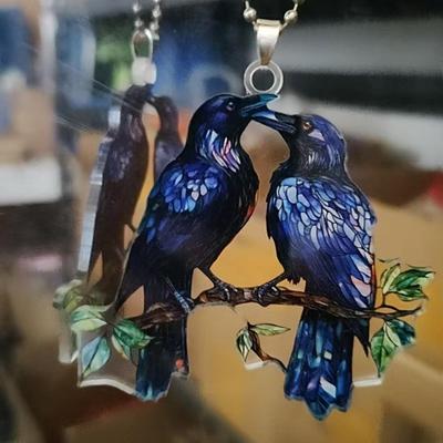 Kreativer grenzüberschreitender Weihnachtsbaum-Autoanhänger & Acryl-Feiertagshaus-Schmuck