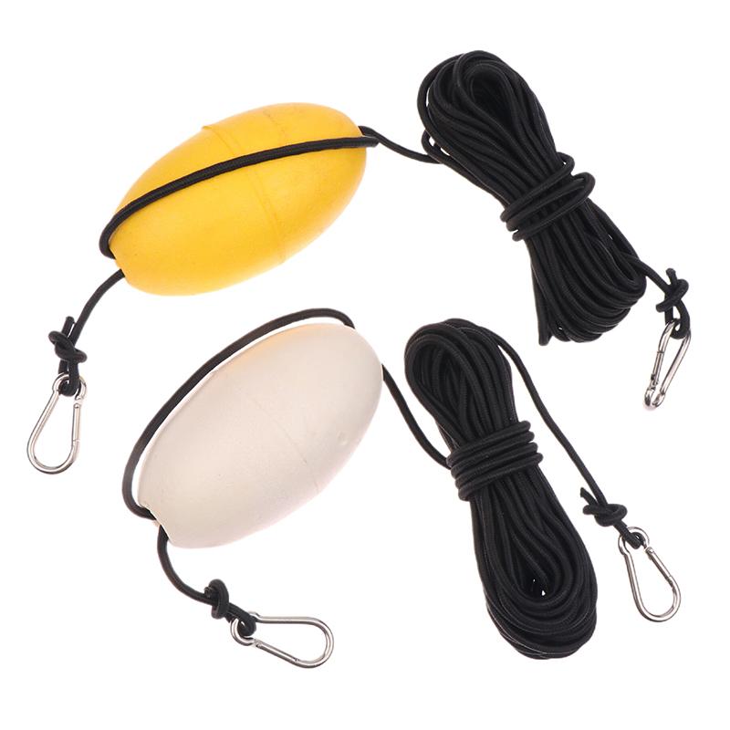 Kayak Drift Anchor Tow Line 9.1M/ 30Ft Long Nylon Rope Sea Drogue Anchor Float With Clip Buckles Boat Yacht Canoe Accessories