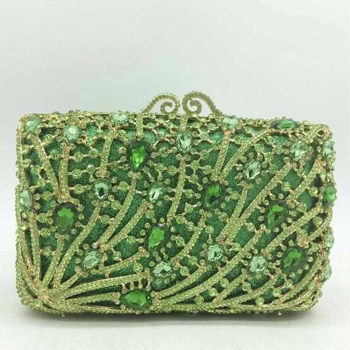 

Bouotique De FGG Women Flower Evening Bags and Clutches for Formal Party Dinner Prom Minaudiere Rhinestone Handbags and Purses Mini Size