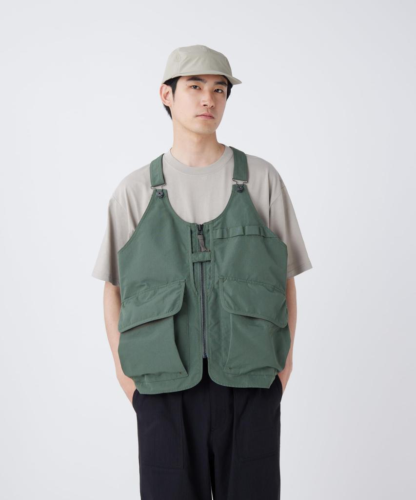 Snow Peak TAKIBI Ripstop Vest OLIVE L VT-26SU002 (Men's/Women's Vest)