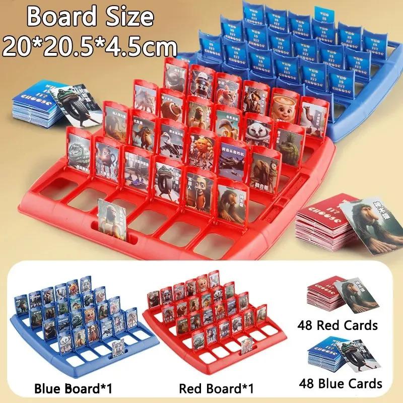 Wer bin ich Spiel Ratespiel Eltern Kind Interaktives Spielzeug Halloween Geschenke Puzzle Kartenspiel Familienspiele Lernspielzeug