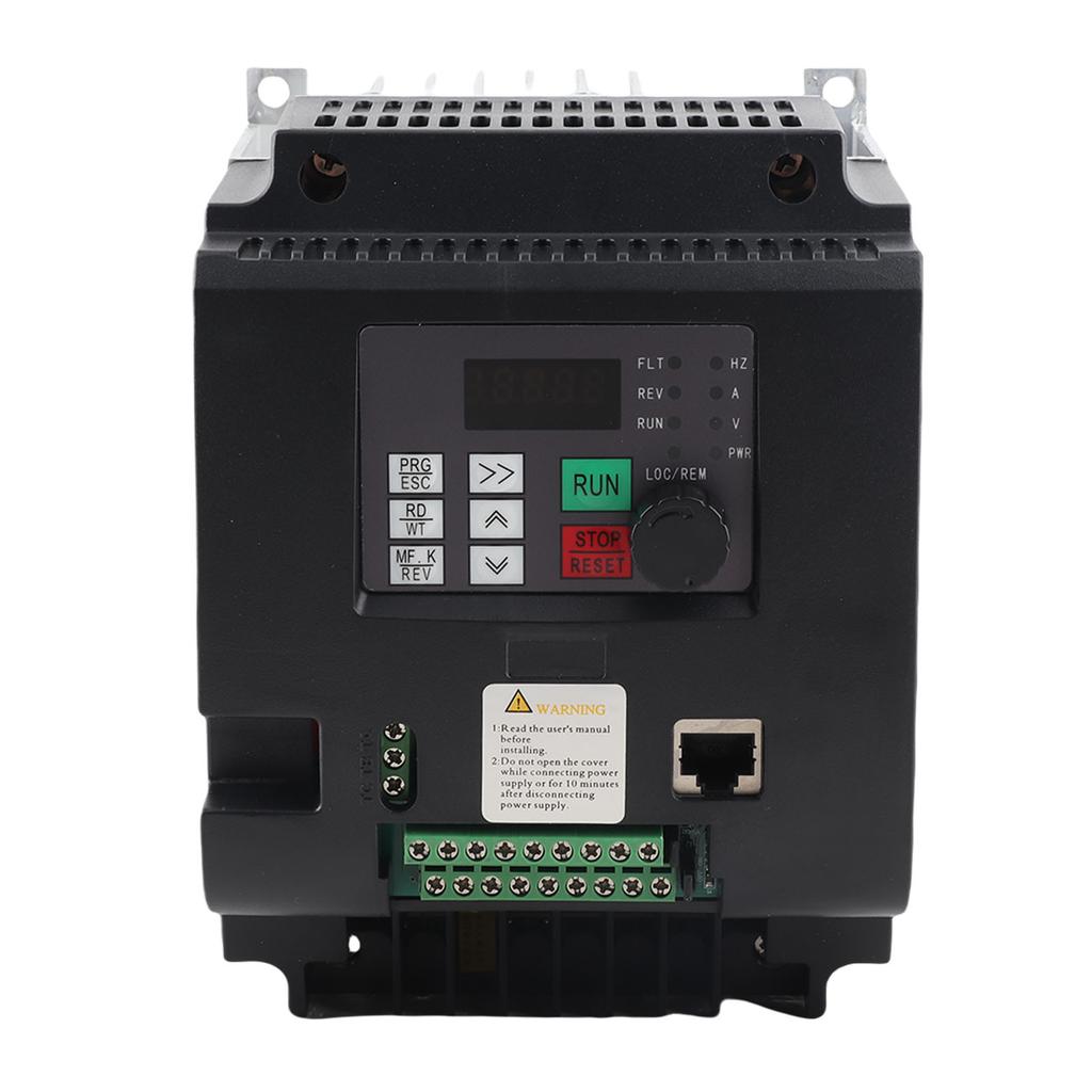 Solar Inverter 4KW Variable Frequency Drive Photovoltaic Pump Speed Controller Input DC200‑400V Output 1PH 0‑220VAC