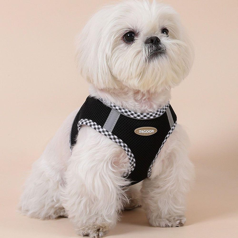 Pet Supplies Reflective Dog Harness Leash Adjustable Anti Escape Dog Vest Breathable No Pull Pet Harness for Small Medium Dogs