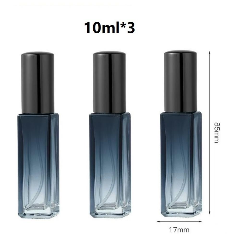 5ml / 10ml / 20ml perfume spray bottles with empty glass perfume atomizers, travel spray refill kits, three sets