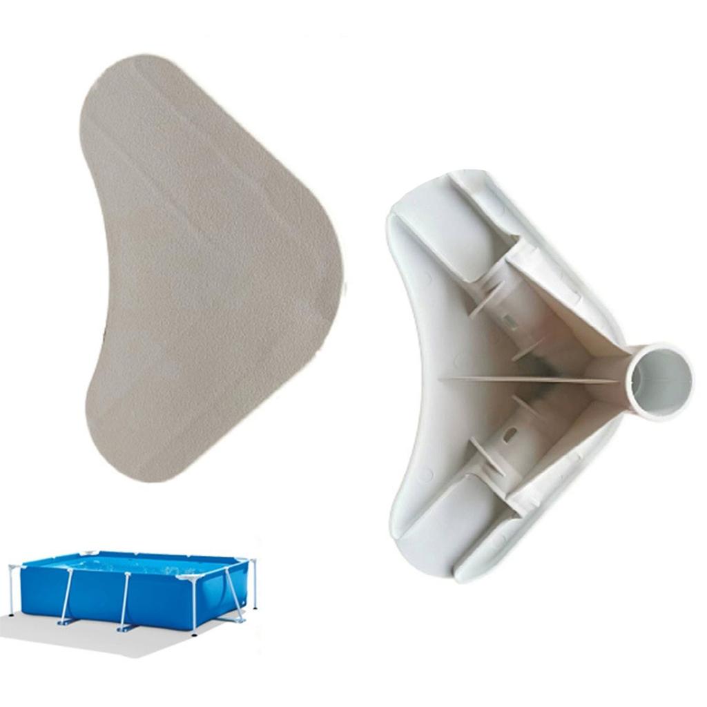 Pool Frame Corner Support Compact Replace for Ground Pools Metal Frame Pools Adapter for Framed Above Ground Swimming Pool