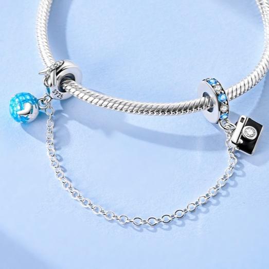 Original Copper Charms Bead Colorful Inlaid Zirconium Family Dangle Fit Bracelet Diy Jewelry Marking Lover Gifts