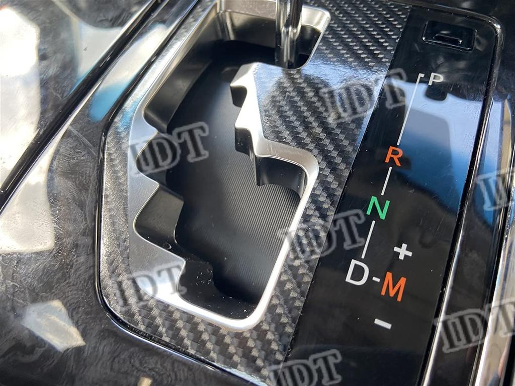 IDT 30 Series Alphard Vellfire Carbon Shift Interior Sheet Sticker Interior Custom with Mini Waste (Shift Gate Carbon Black)