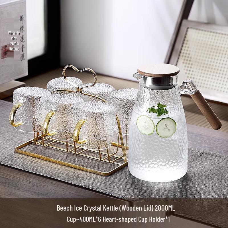 Dream Pie Glass Cold Water Pitcher Set