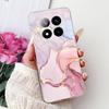 Soft Liquid Silicone Back Cover For Xiaomi Redmi Note 14 Pro Plus Phone Case Marble Gothic Style Bumper For Redmi Note 14 4G 5G