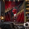 Wall Hanging Tapestry Cristiano Ronaldo Print Cloth for Living Room Bedroom Home Decor