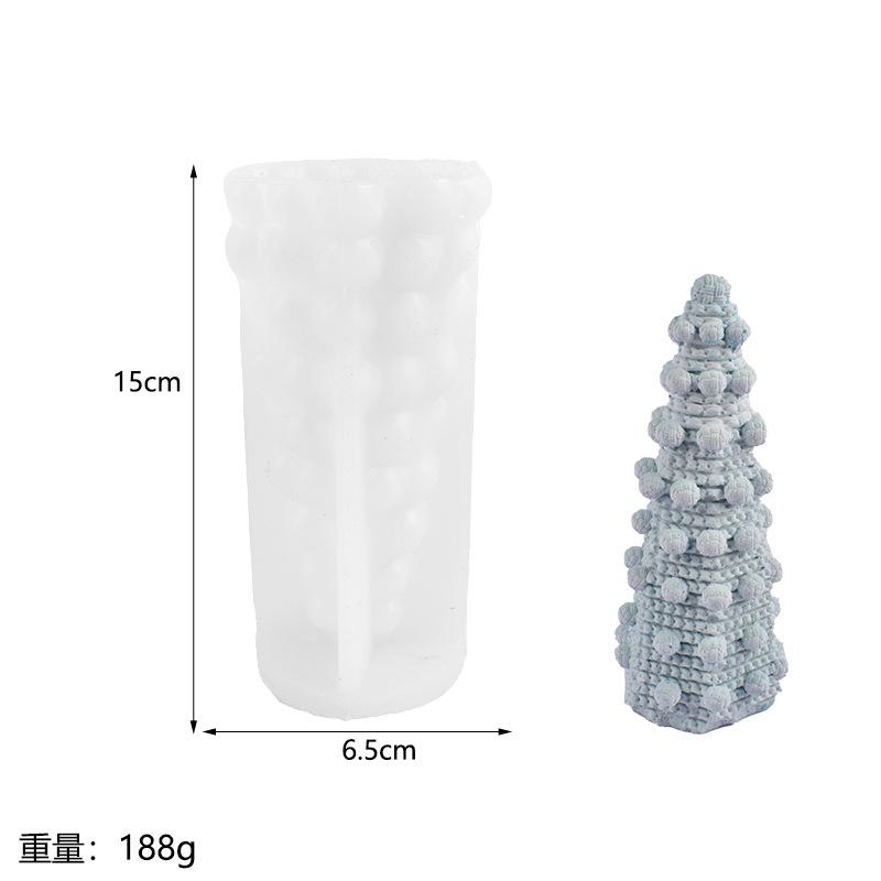 3D DIY Christmas  Silicone Candle Soap Epoxy Resin Wax Mold Silicone Cake Chocolate Making Christmas Gift Home Party Decoration