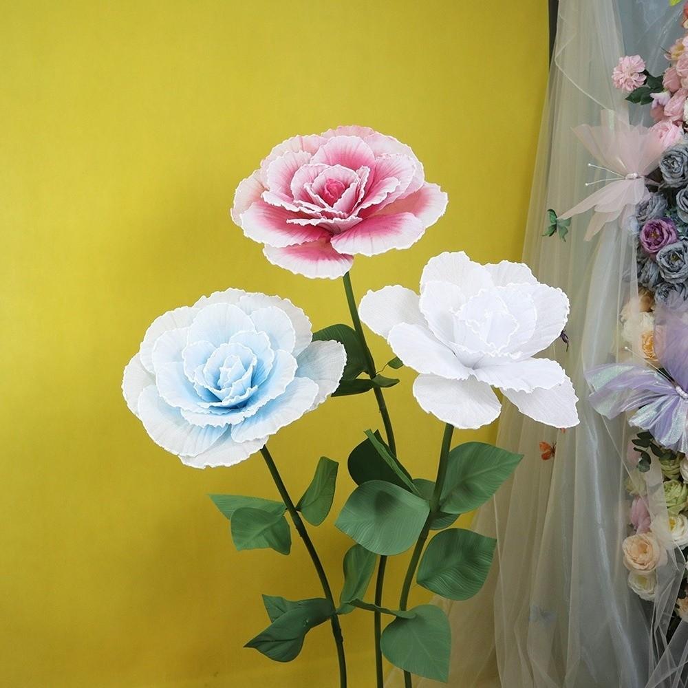 30CM Giant Simulated Rose Flower Linen Simulated Photography Studio Props  Photography Props
