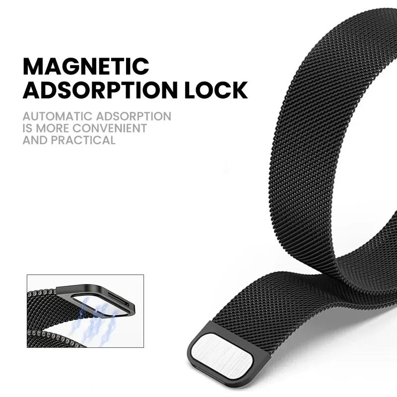 Roestvrijstalen band voor Redmi Watch 4 Horlogeband Milanese lus Magnetische armband voor Xiaomi Mi Band 8 Pro Polsband Watch4